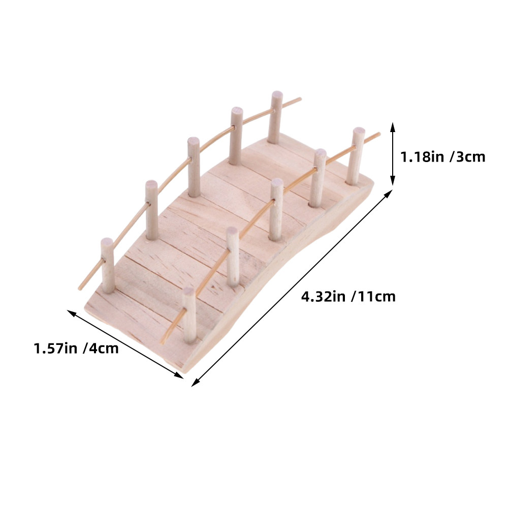 2 ชิ้น สะพานโค้งจิ๋ว ดีไซน์ไม้ - Bonsai Garden Landscape Design บทวิจารณ์และราคา
