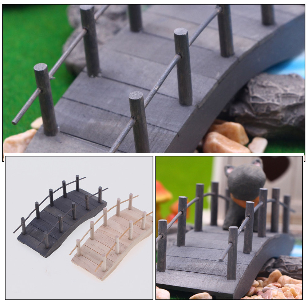 2 ชิ้น สะพานโค้งจิ๋ว ดีไซน์ไม้ - Bonsai Garden Landscape Design บทวิจารณ์และราคา