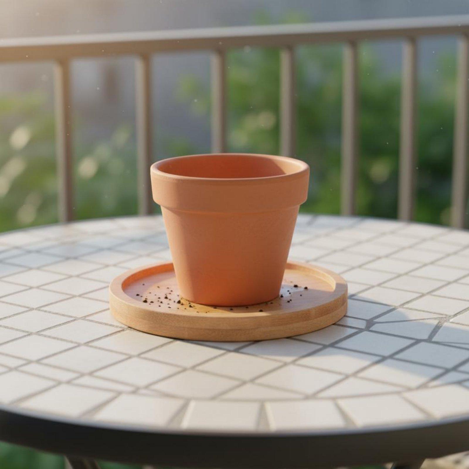 ถาดรองกระถางต้นไม้ไม้ไผ่สำหรับ - Drip Tray Saucer บทวิจารณ์และราคา